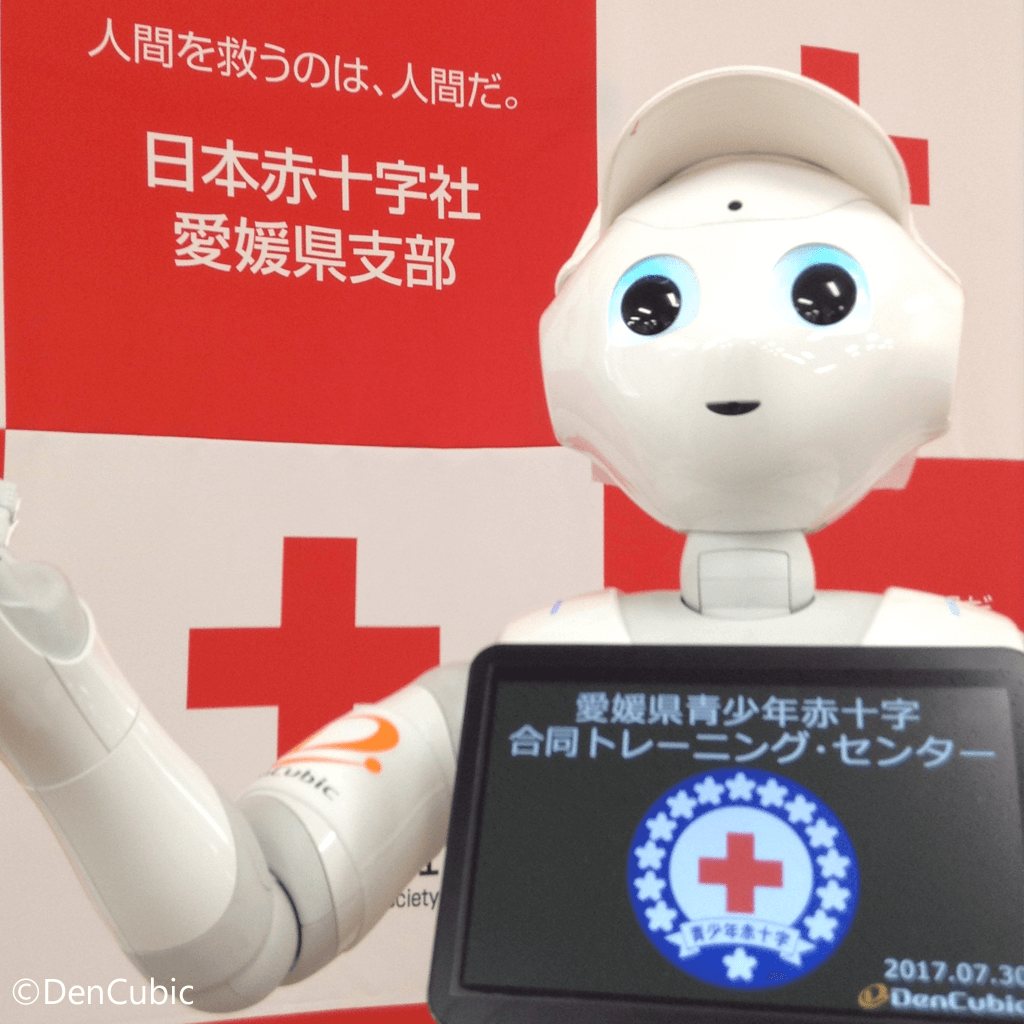 2017年07月30日 日本赤十字社 青少年赤十字トレーニング・センター Pepperサポート1